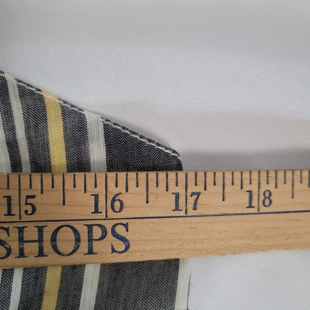 J.Crew Sylvan Backless Halter Striped Dress Linen Blend Size 14( see measurement - Picture 8 of 12